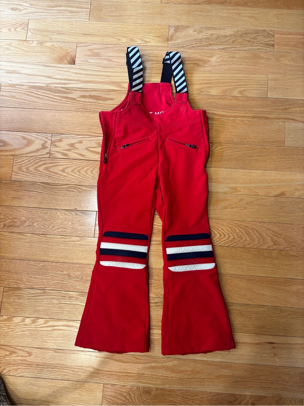 Perfect Moment Kids Ski Pants with Striped Suspenders